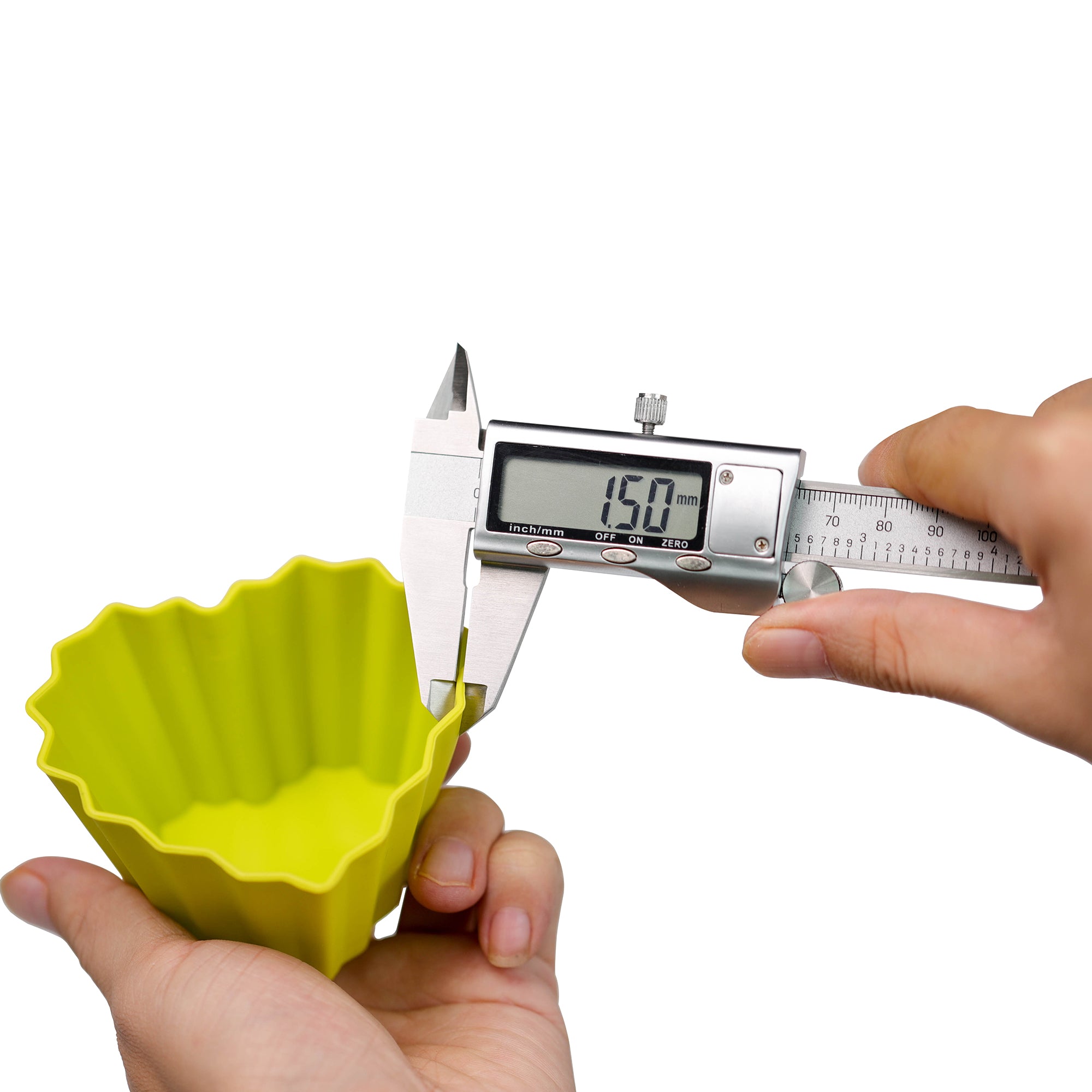 Kayaso Reusable Silicone Baking Cups, None-Stick Cupcake Muffin liners, Mini Cake Mold, BPA free, Fluted Heart Mold, 12 pack, Assorted Colors, Standard Size